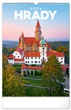 *P26  PGN-35727-L  NOTIQUE Nástěnný kalendář Hrady a zámky 2026, 33 x 46 cm