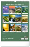 NOTIQUE Nástěnný kalendář Národní parky Čech a Moravy