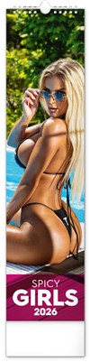 *P26  PGN-35753-L  NOTIQUE Nástěnný kalendář Spicy Girls 2026, 12 x 48 cm