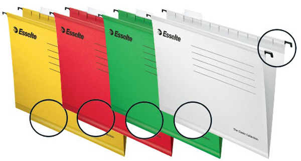 PENDAFLEX závěsné desky červené 330mm 90316