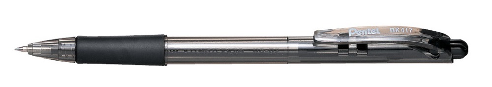 PENTEL BK417-A pero kuličkové černé - jednorázové