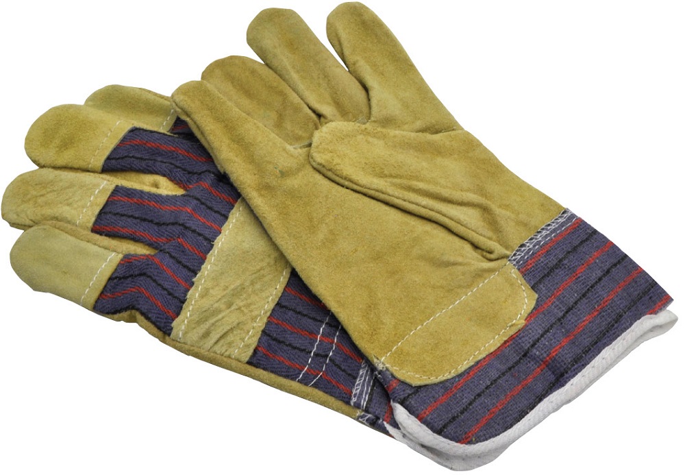 Rukavice pracovní Tern kombinované kůže-text.