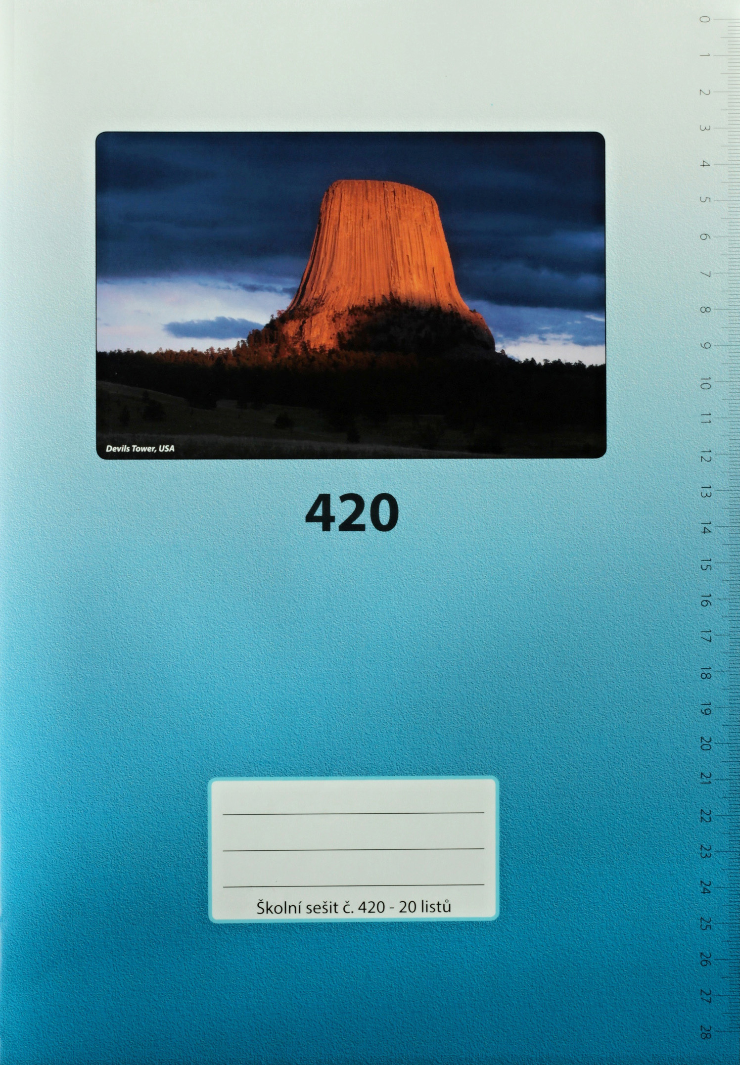 Sešit 420 bezdřevý A4 20 listů  čistý