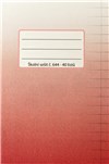 Sešit 644 bezdřevý A6 40 listů linka
