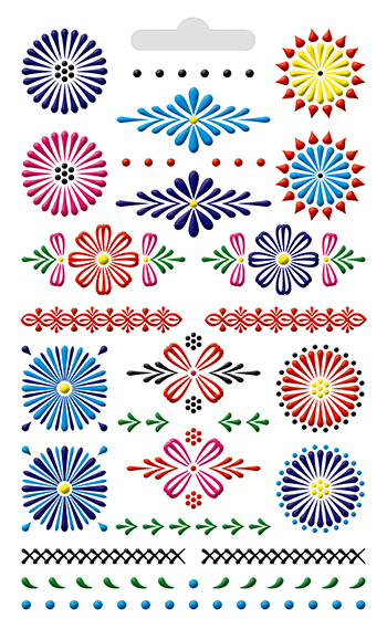 Velikonoční vodové obtisky na vajíčka - kraslice 563