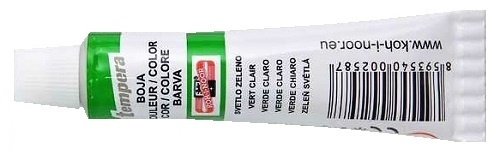 barva temperová 16ml 162607/1500 rumělka zelená sv.