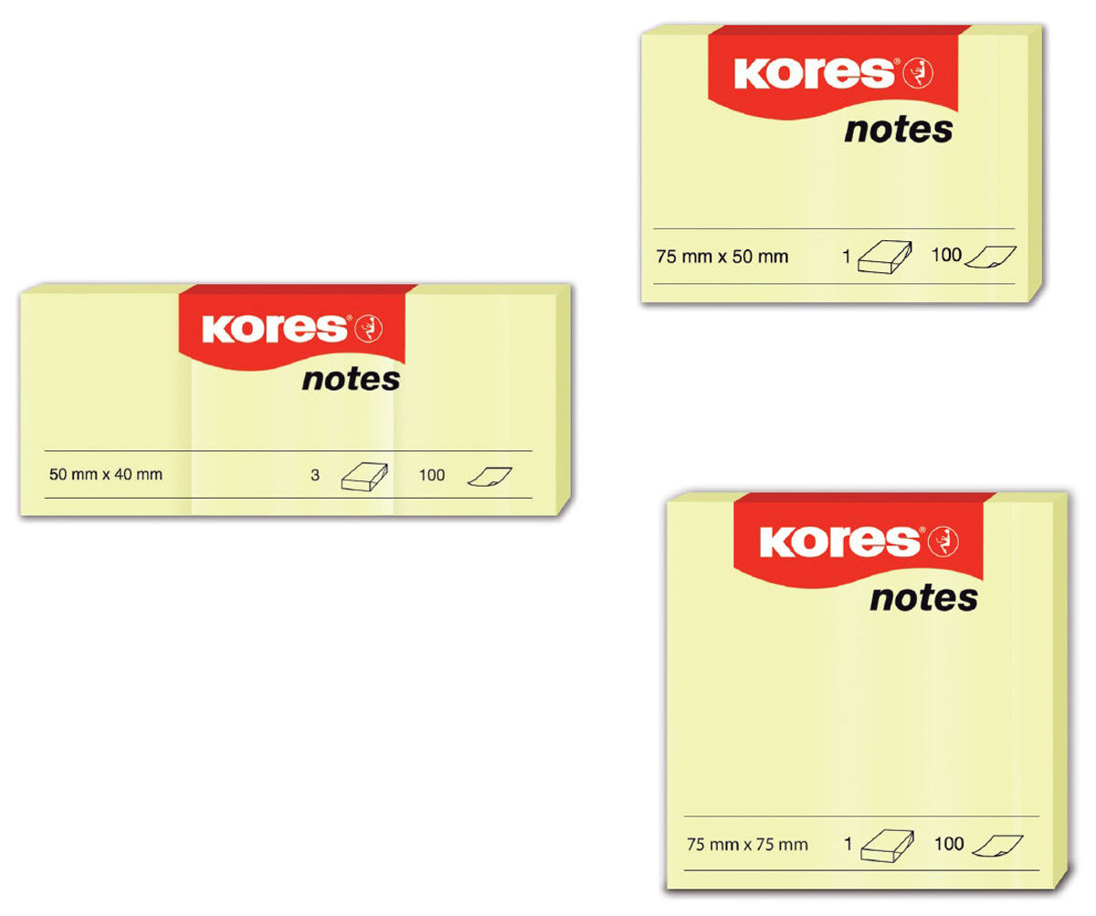 bloček samolepící  75x 75mm KORES 46075