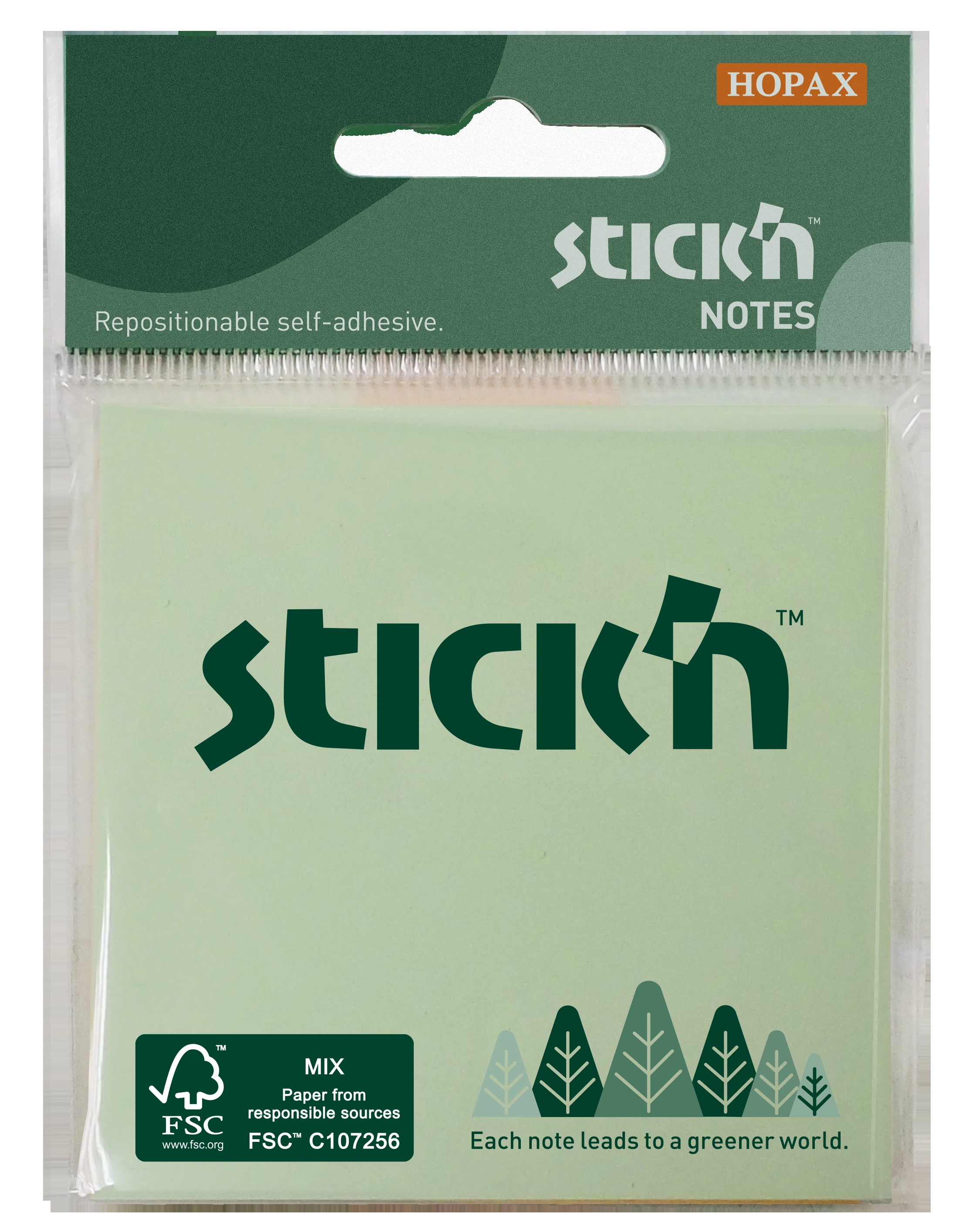 bloček samolepicí 76x76mm, pastel.mix, 3x50l.21887